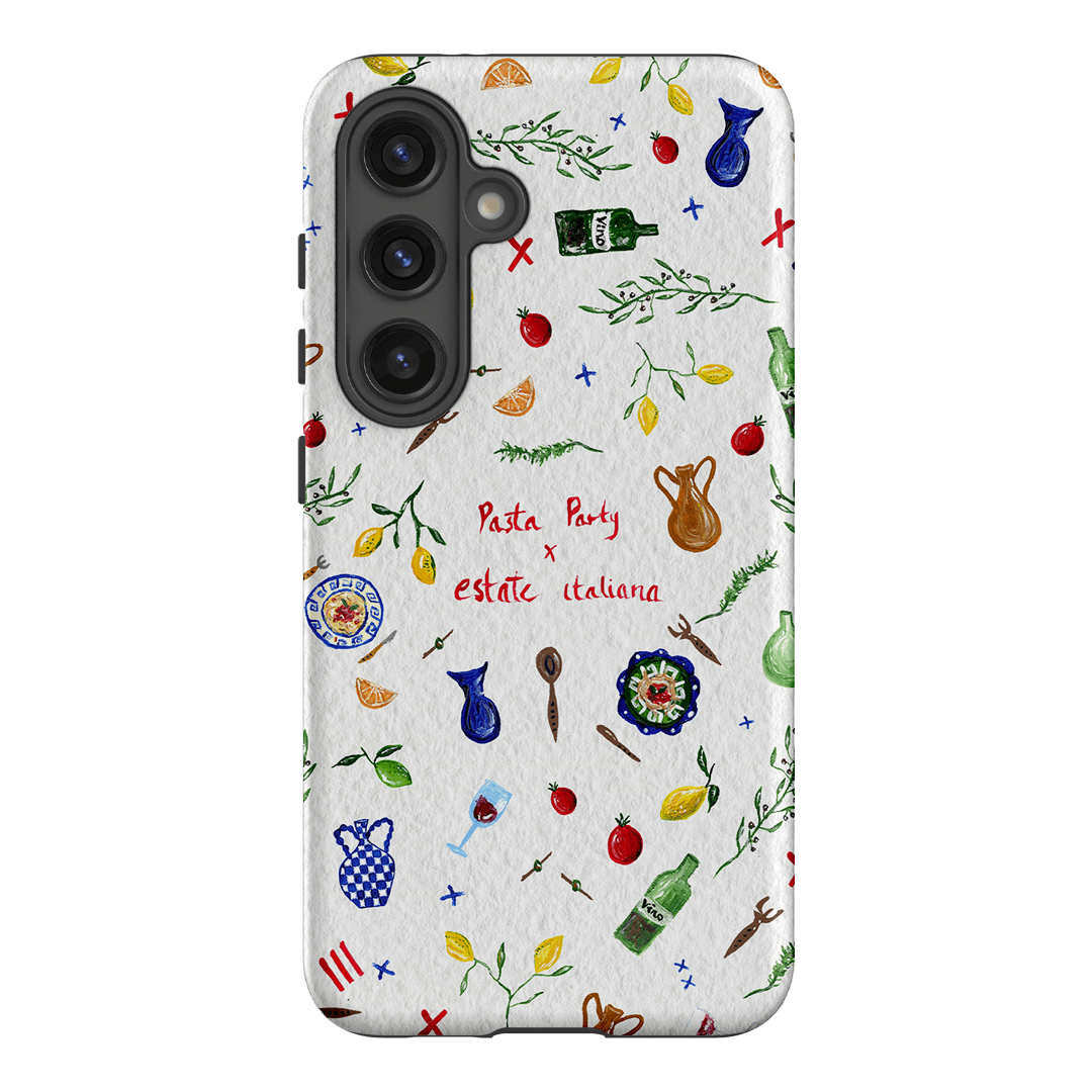 Pasta Party Printed Phone Cases Samsung Galaxy S24 / Armoured by BG. Studio - The Dairy