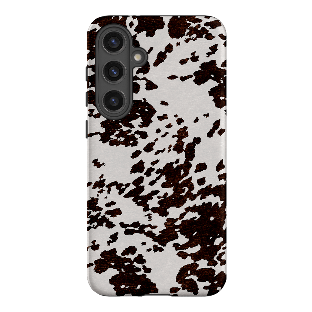 Cowhide Charm Printed Phone Cases Samsung Galaxy S24 Plus / Armoured by The Dairy - The Dairy