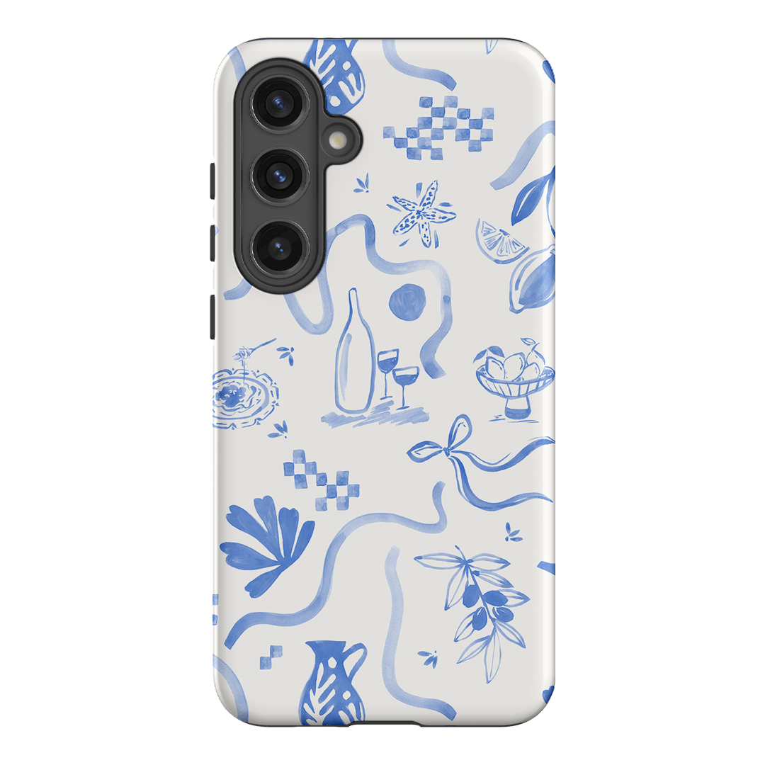 Mediterranean Wave Printed Phone Cases Samsung Galaxy S24 Plus / Armoured by Charlie Taylor - The Dairy