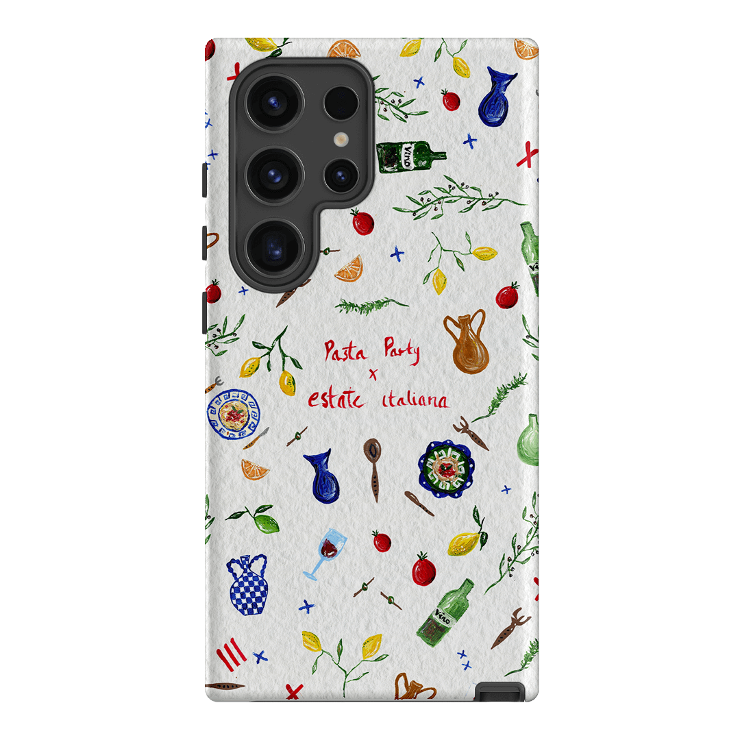 Pasta Party Printed Phone Cases Samsung Galaxy S24 Ultra / Armoured by BG. Studio - The Dairy