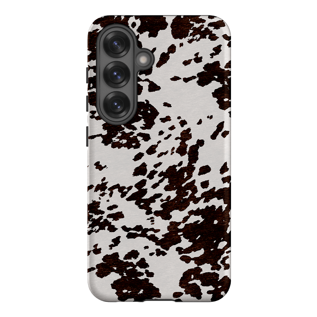 Cowhide Charm Printed Phone Cases Samsung Galaxy S25 / Armoured by The Dairy - The Dairy