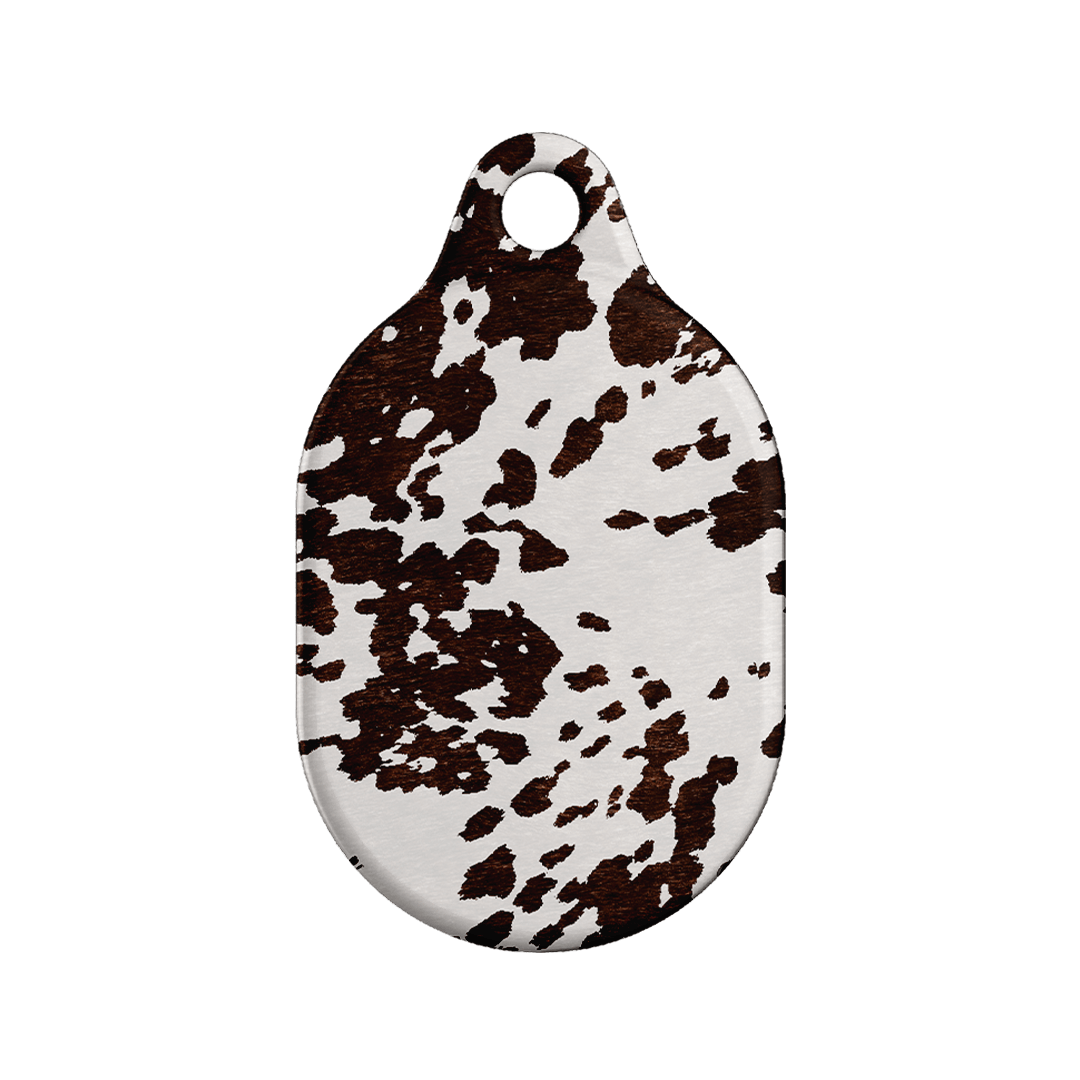 Cowhide Charm AirTag Case AirTag Case by The Dairy - The Dairy