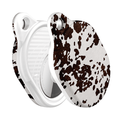 Cowhide Charm AirTag Case AirTag Case by The Dairy - The Dairy
