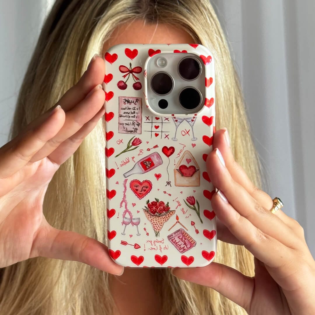 Love Note Printed Phone Cases by BG. Studio - The Dairy