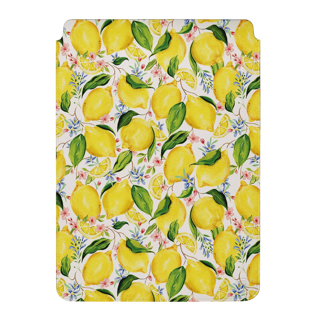 Citrus Lemon Sleeve Laptop & Tablet Sleeve Small by Ellie Mae - The Dairy
