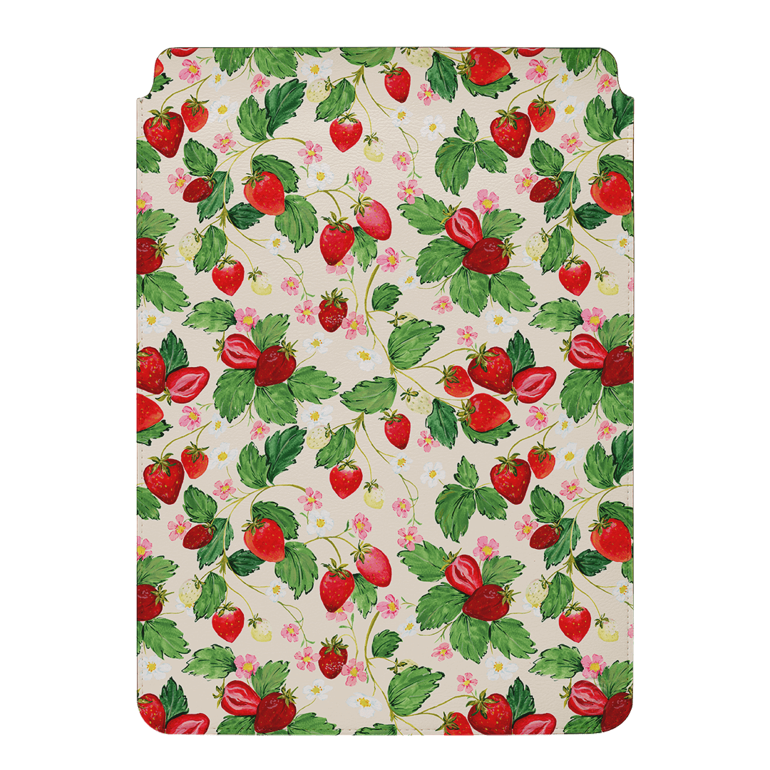 Strawberry Patch Sleeve Laptop & Tablet Sleeve Small by Ellie Mae - The Dairy