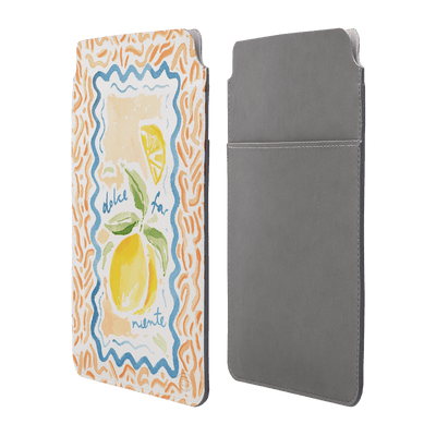 Dolce Far Niente Laptop & iPad Sleeve Laptop & Tablet Sleeve by Cass Deller - The Dairy