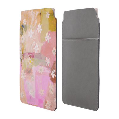 Get Happy Laptop & iPad Sleeve Laptop & Tablet Sleeve Small by Kate Eliza - The Dairy