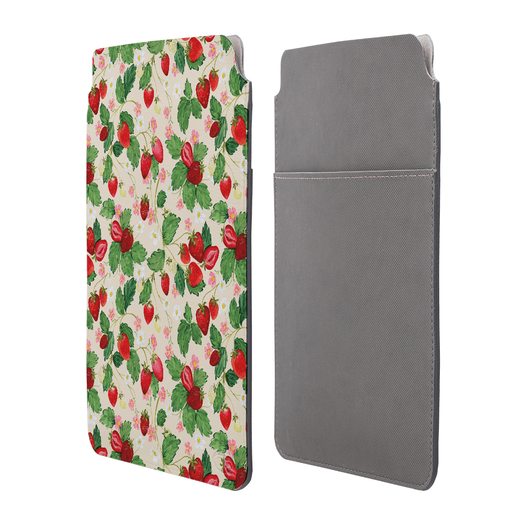 Strawberry Patch Sleeve Laptop & Tablet Sleeve by Ellie Mae - The Dairy