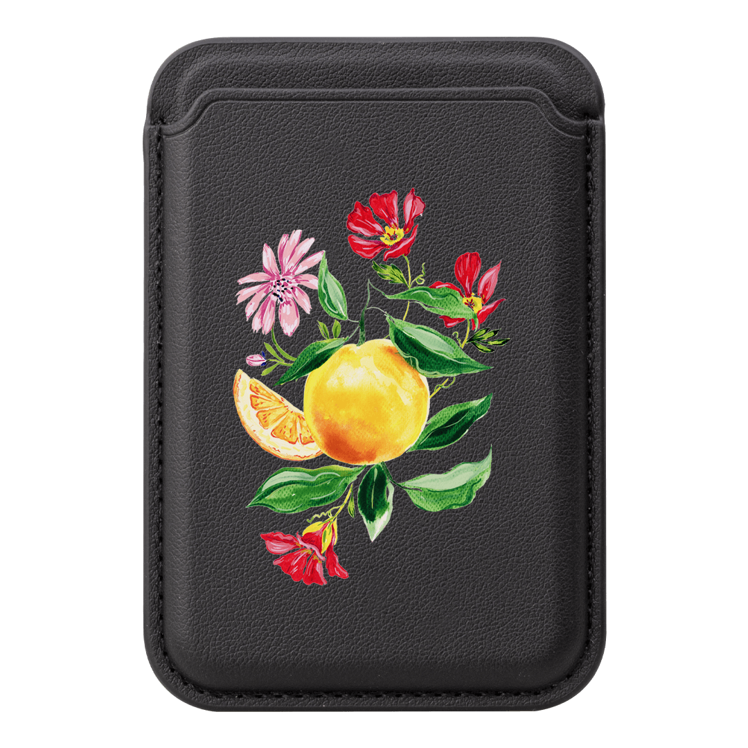 Sweet Orange MagSafe Wallet MagSafe Wallet Black by Ellie Mae - The Dairy