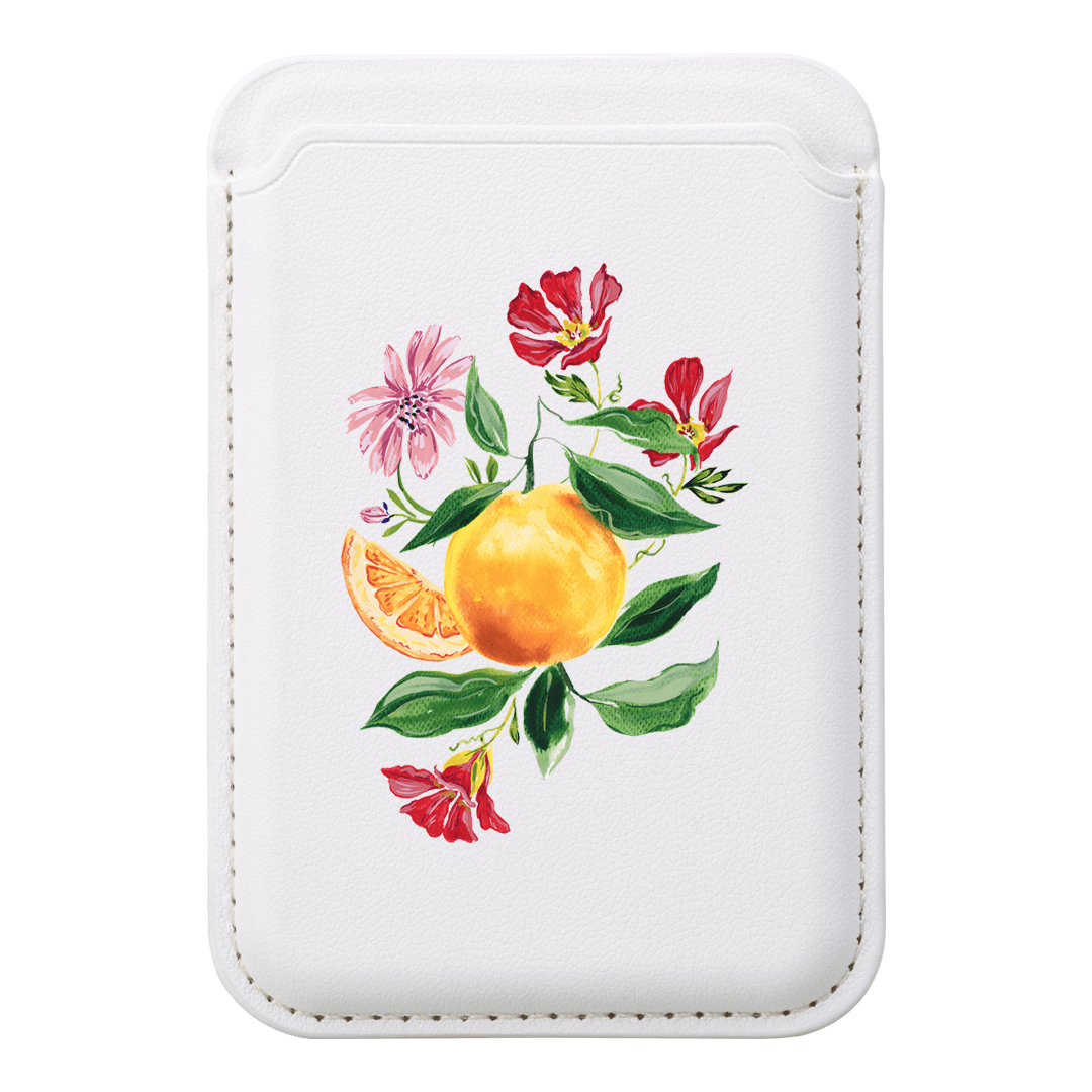 Sweet Orange MagSafe Wallet MagSafe Wallet White by Ellie Mae - The Dairy
