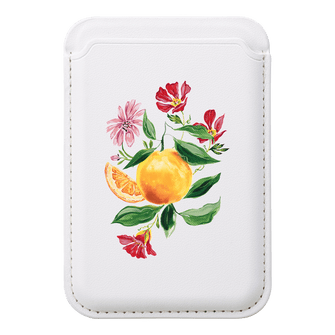 Sweet Orange MagSafe Wallet MagSafe Wallet White by Ellie Mae - The Dairy