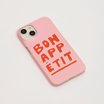 Bon Appetit Pink Printed Phone Cases iPhone 16 / Armoured by The Dairy - The Dairy