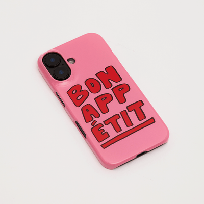 Bon Appetit Red Printed Phone Cases iPhone 16 / Armoured by The Dairy - The Dairy