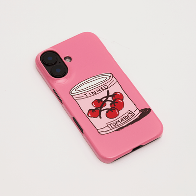 Saucy Pink Printed Phone Cases iPhone 16 / Armoured by The Dairy - The Dairy