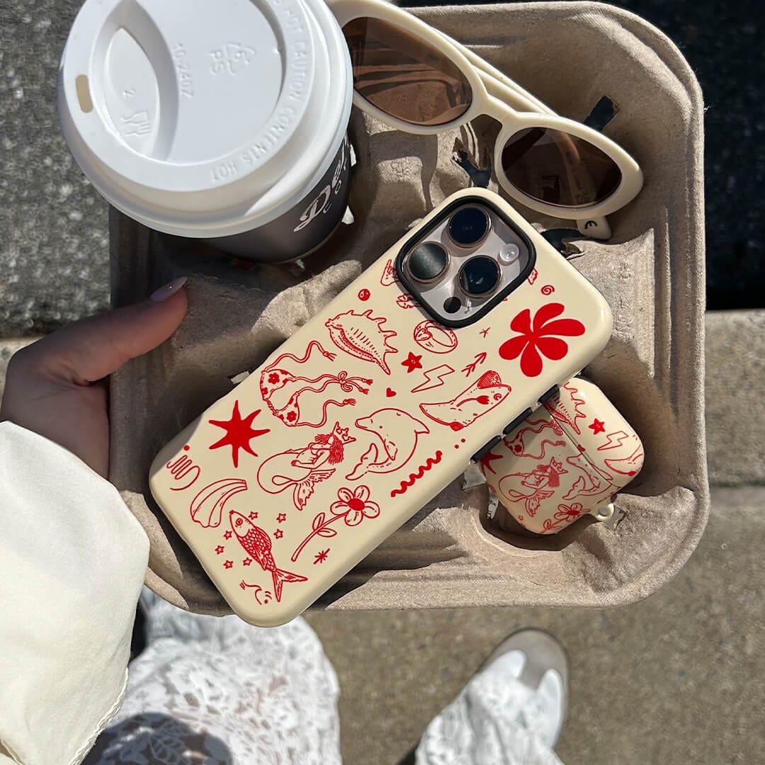 Spiced Cowboy Cream Printed Phone Cases by Easty Beasty - The Dairy