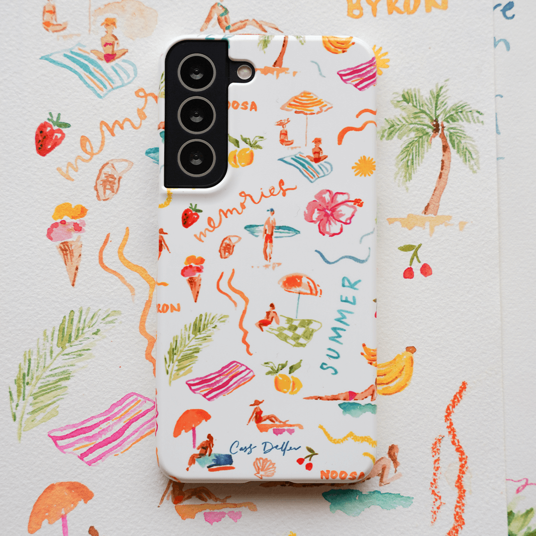 Summer Memories Printed Phone Cases by Cass Deller - The Dairy