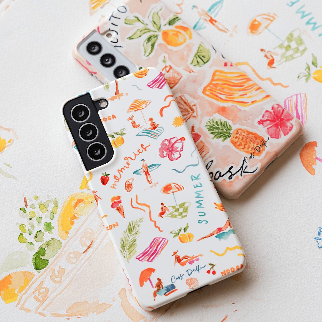 Summer Memories Printed Phone Cases by Cass Deller - The Dairy