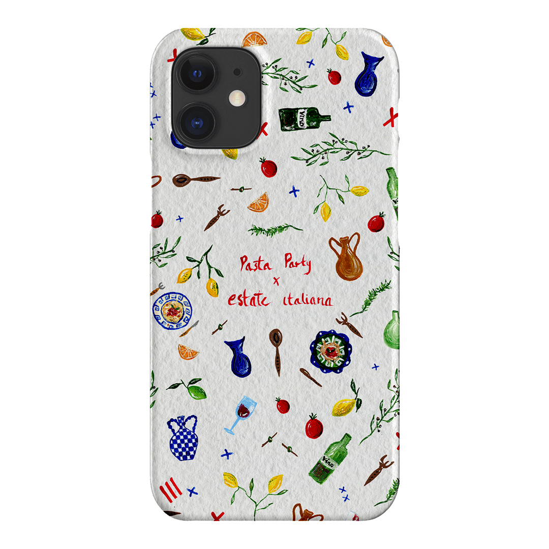 Pasta Party Printed Phone Cases iPhone 12 / Snap by BG. Studio - The Dairy