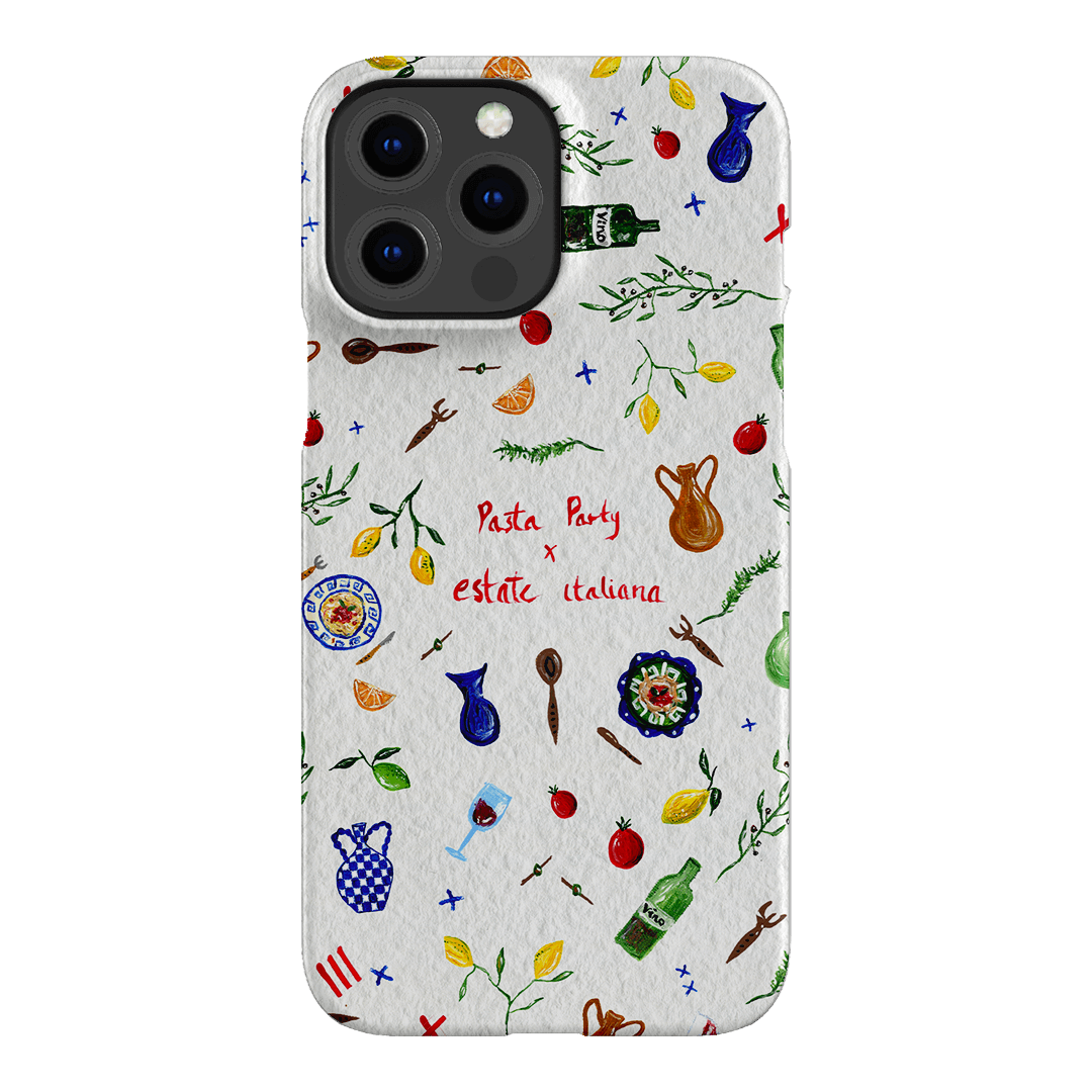 Pasta Party Printed Phone Cases iPhone 13 Pro Max / Snap by BG. Studio - The Dairy