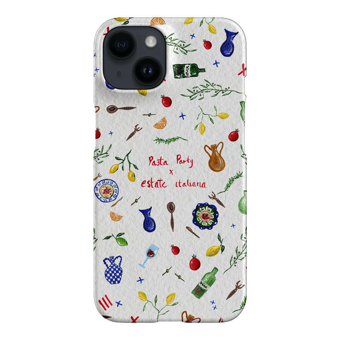 Pasta Party Printed Phone Cases iPhone 14 / Snap by BG. Studio - The Dairy