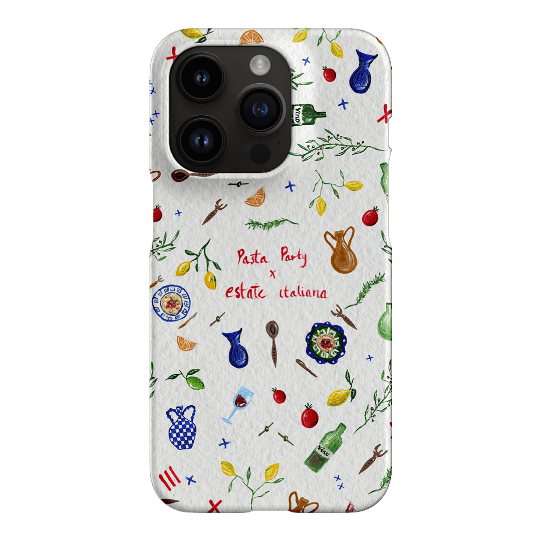 Pasta Party Printed Phone Cases iPhone 14 Pro / Snap by BG. Studio - The Dairy