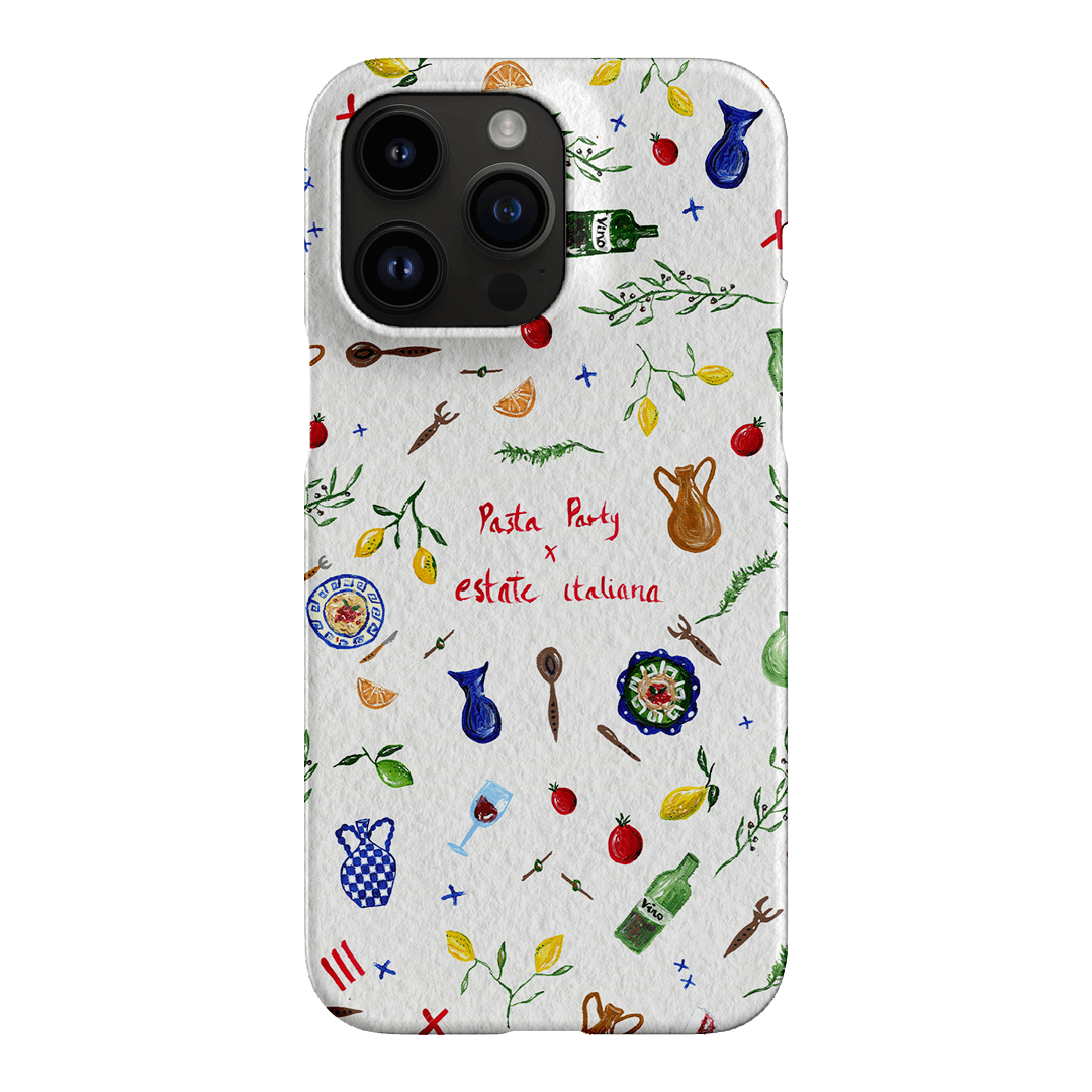 Pasta Party Printed Phone Cases iPhone 14 Pro Max / Snap by BG. Studio - The Dairy