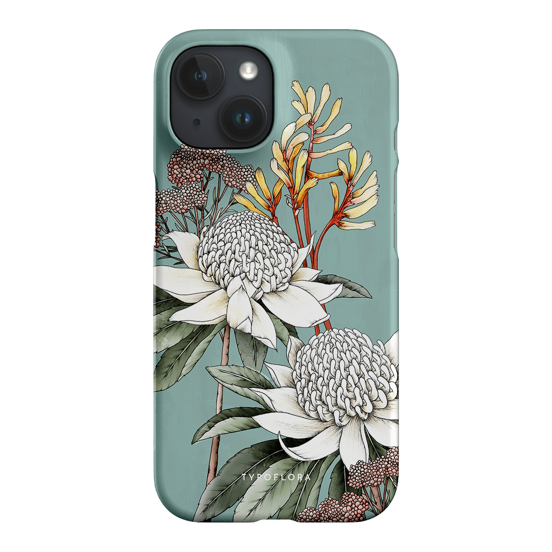 Waratah Printed Phone Cases iPhone 15 / Snap by Typoflora - The Dairy