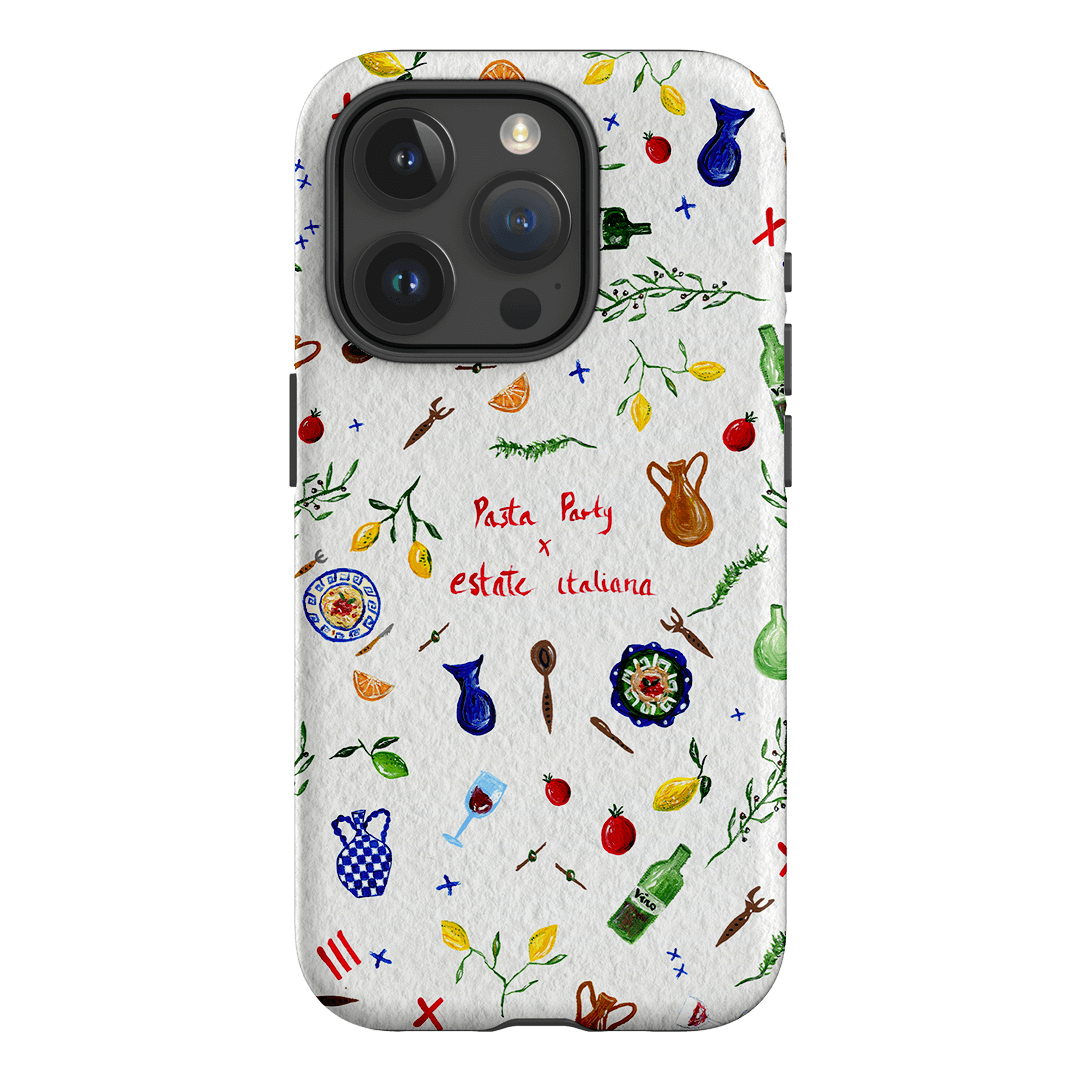 Pasta Party Printed Phone Cases iPhone 15 Pro / Armoured by BG. Studio - The Dairy