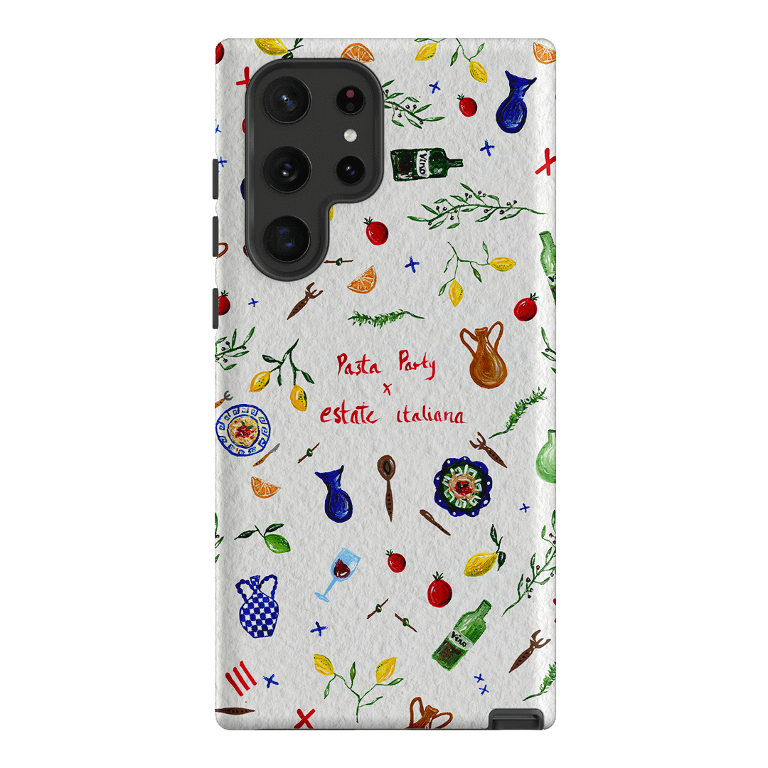 Pasta Party Printed Phone Cases Samsung Galaxy S22 Ultra / Armoured by BG. Studio - The Dairy