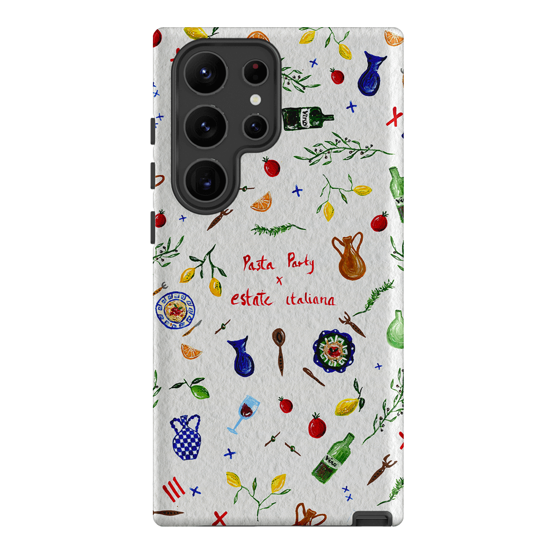 Pasta Party Printed Phone Cases Samsung Galaxy S23 Ultra / Armoured by BG. Studio - The Dairy
