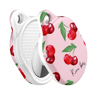 Cherry Rose AirTag Case AirTag Case by Kerrie Hess - The Dairy
