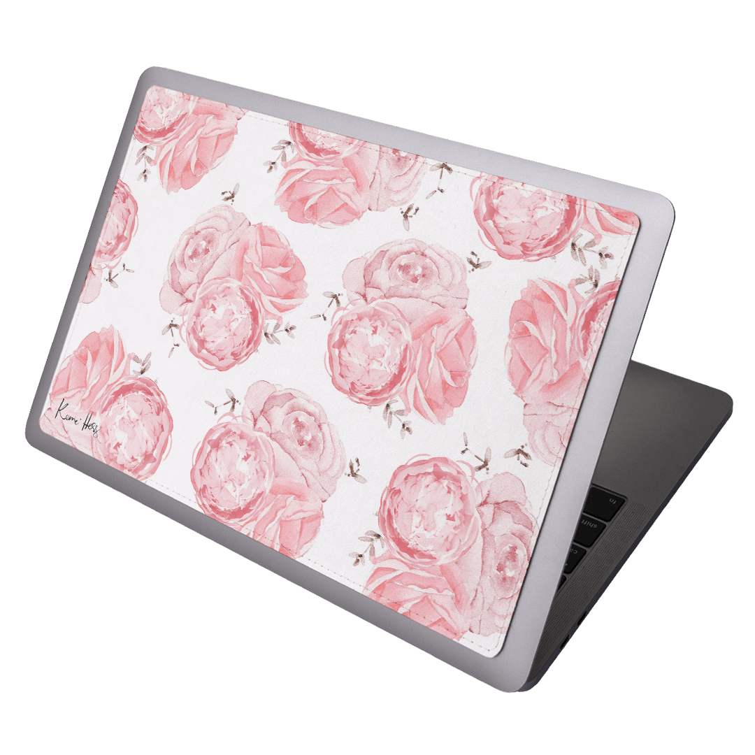 Peony Rose Laptop Skin Laptop Skin by Kerrie Hess - The Dairy