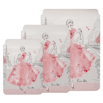 Rose Paris Laptop & iPad Sleeve Laptop & Tablet Sleeve Small by Kerrie Hess - The Dairy