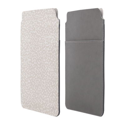 Mini Confetti White Laptop & iPad Sleeve Laptop & Tablet Sleeve by Veronica Tucker - The Dairy